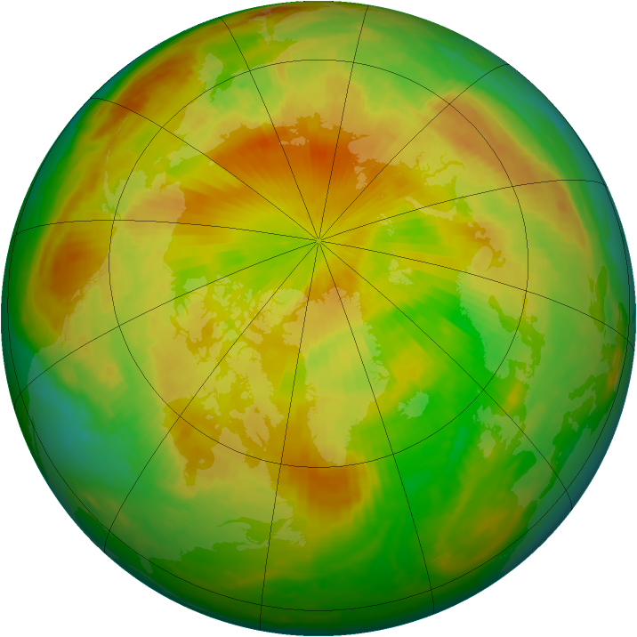 Arctic ozone map for 04 May 2000